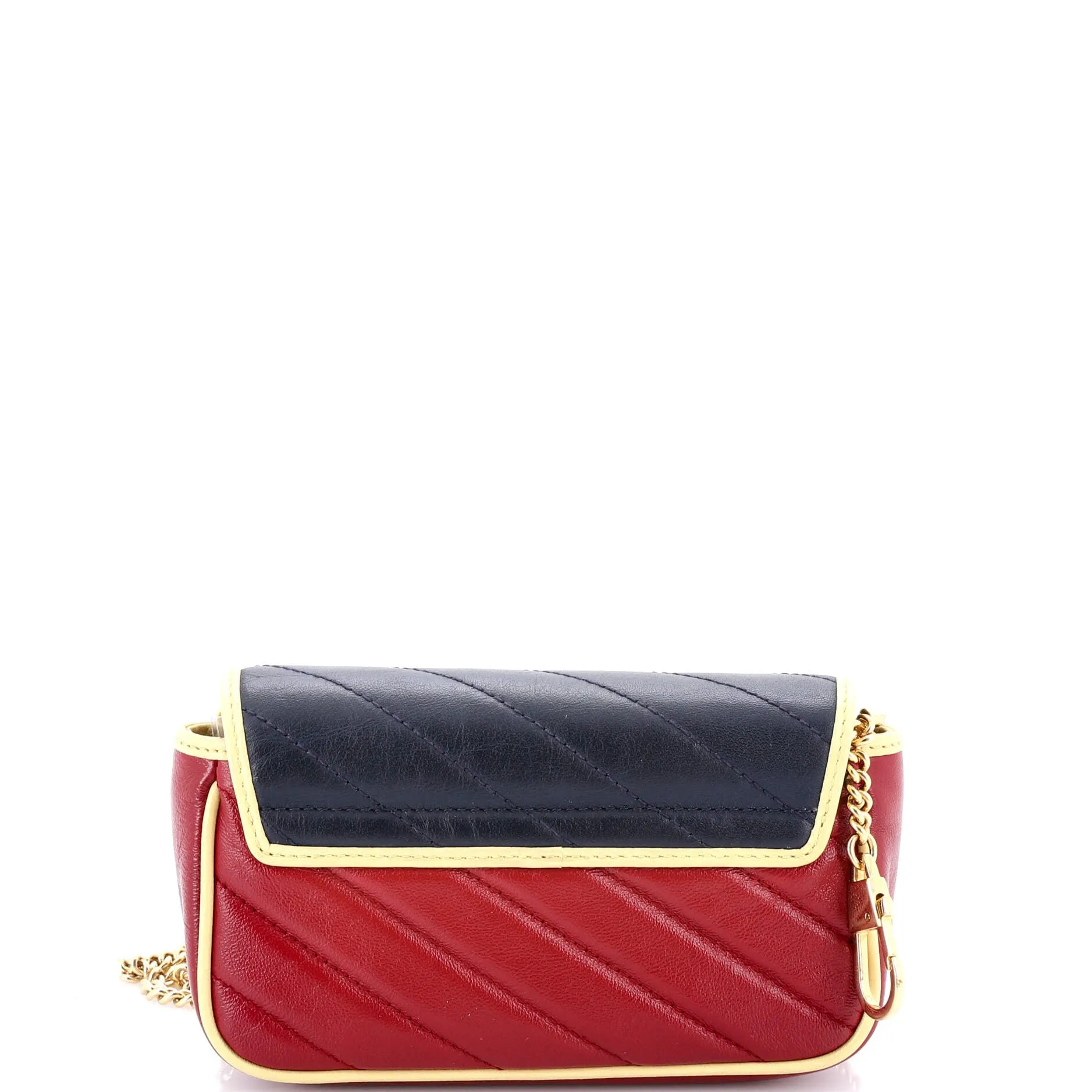GG Marmont Flap Bag Diagonal Quilted Leather Super Mini