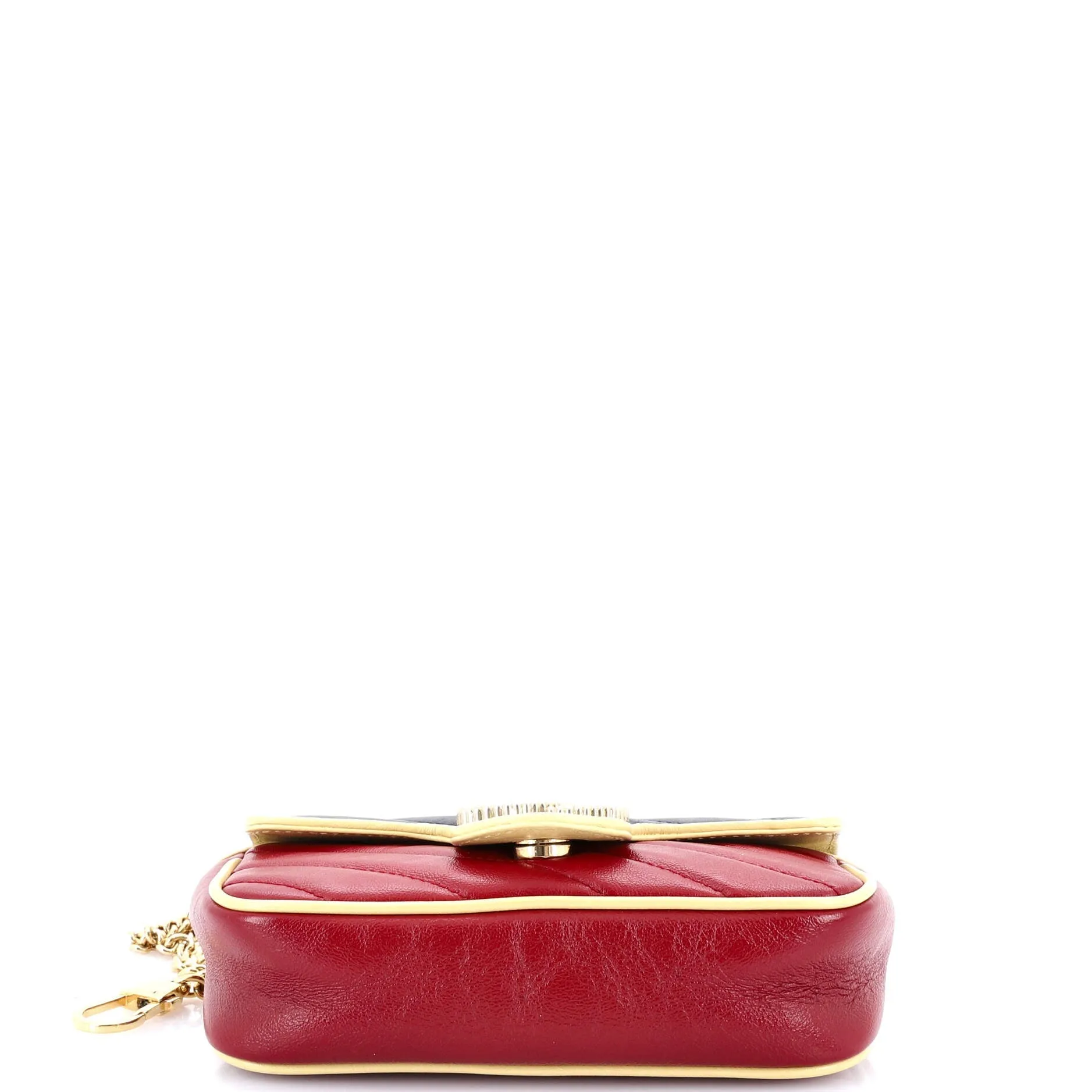 GG Marmont Flap Bag Diagonal Quilted Leather Super Mini