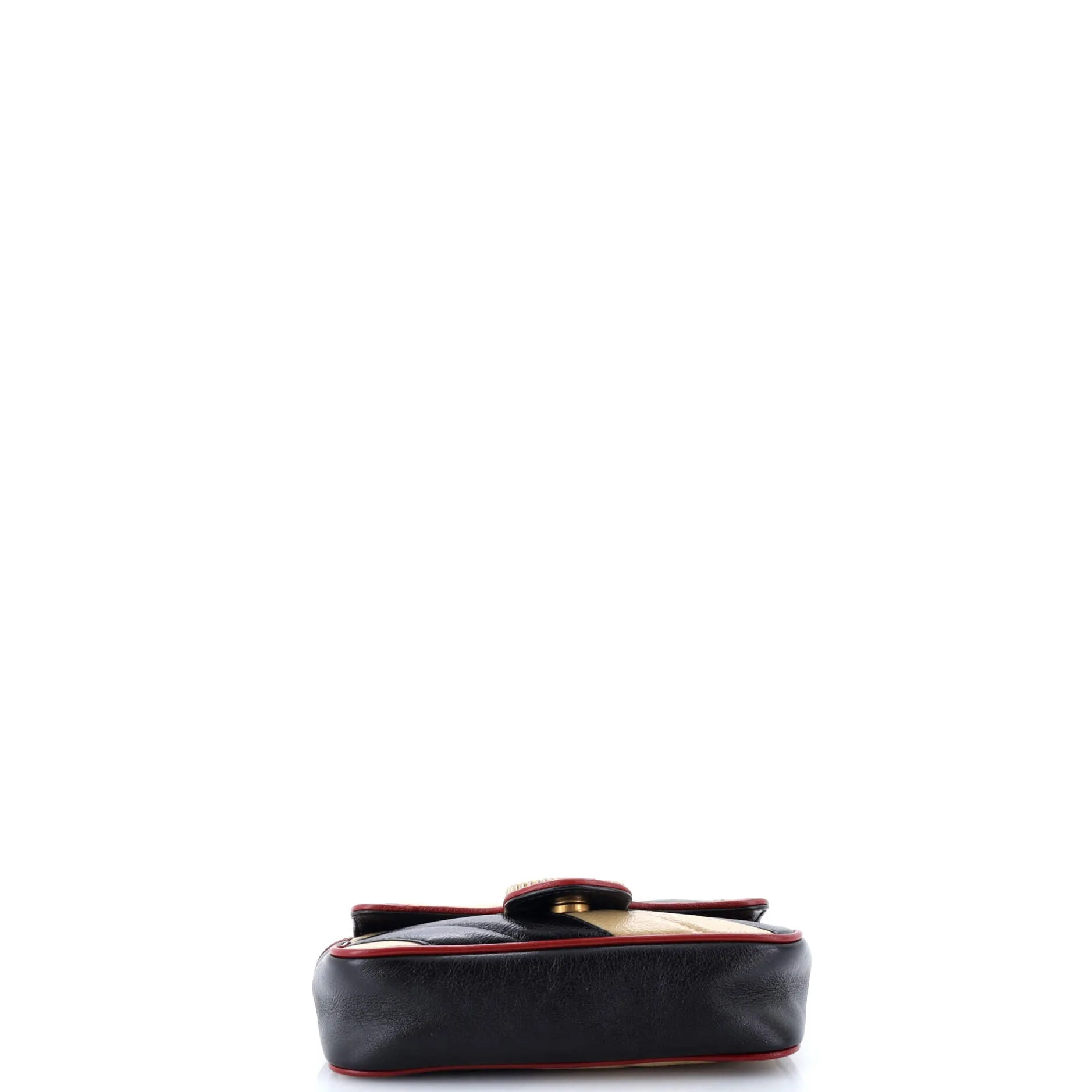 GG Marmont Flap Bag Diagonal Quilted Leather Super Mini