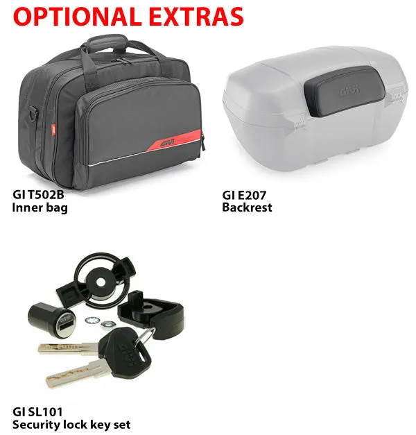 Givi E46NT Riviera Monolock Top Box (46 litre)
