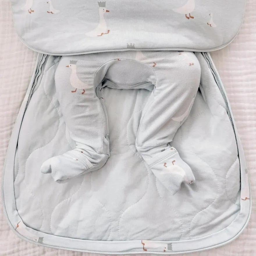 günamüna Swaddle Sleep Sack Duvet Bamboo Crowned Goose 1 TOG (Min. of 1, multiples of 1)