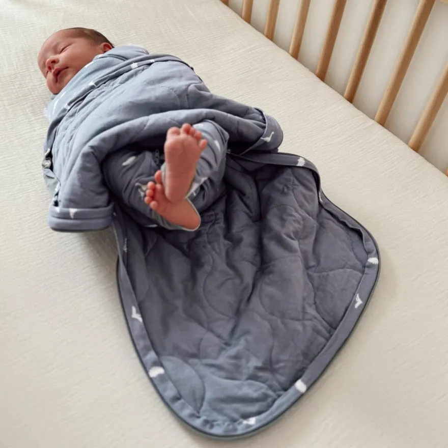 günamüna Swaddle Sleep Sack Duvet Bamboo Dino 1 TOG (Min. of 2, multiples of 2)