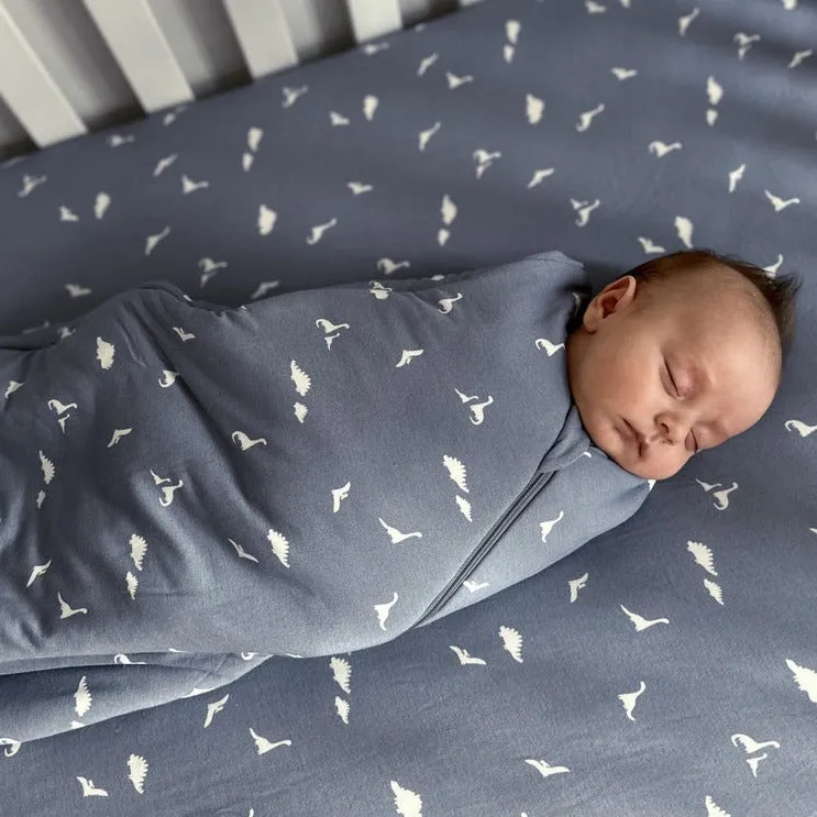 günamüna Swaddle Sleep Sack Duvet Bamboo Dino 1 TOG (Min. of 2, multiples of 2)