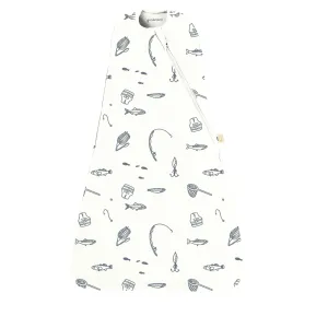 günamüna Swaddle Sleep Sack Duvet Bamboo Fishing 0.5 TOG (Min. of 2, multiples of 2)