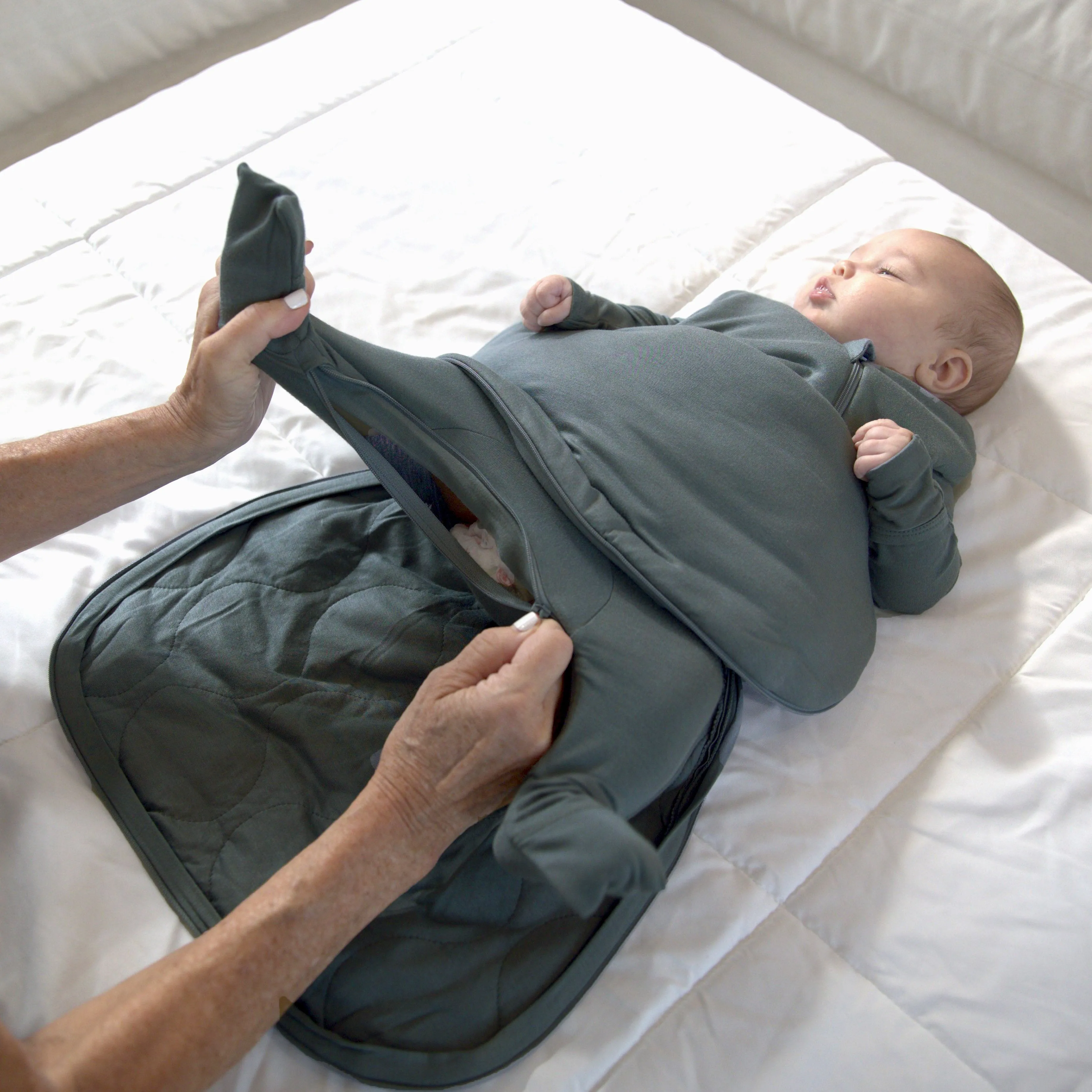 günamüna Swaddle Sleep Sack Duvet Bamboo Hush 1 TOG (Min. of 2, multiples of 2)