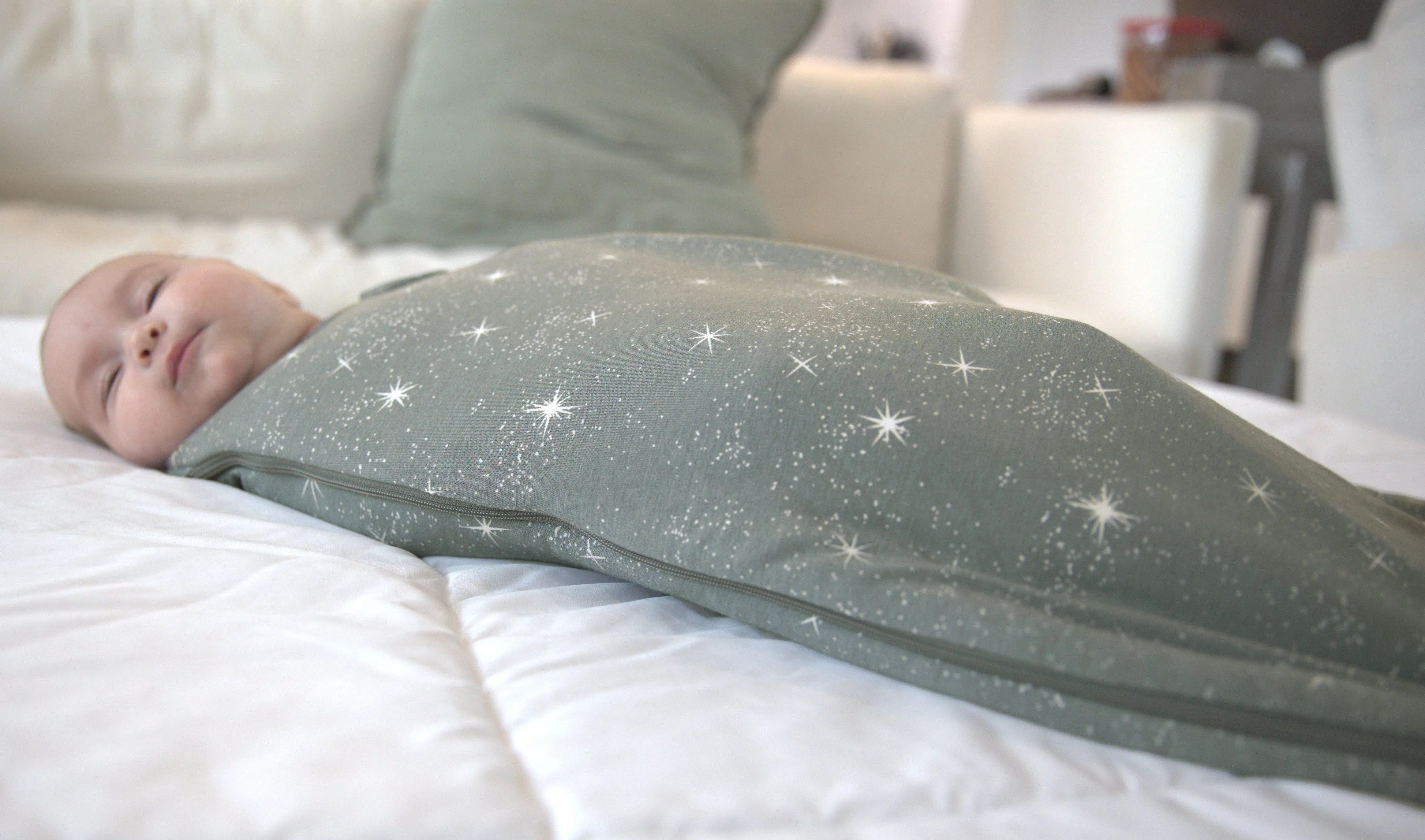 günamüna Swaddle Sleep Sack Duvet Bamboo Imagine 2.6 TOG (Min. of 2, multiples of 2)
