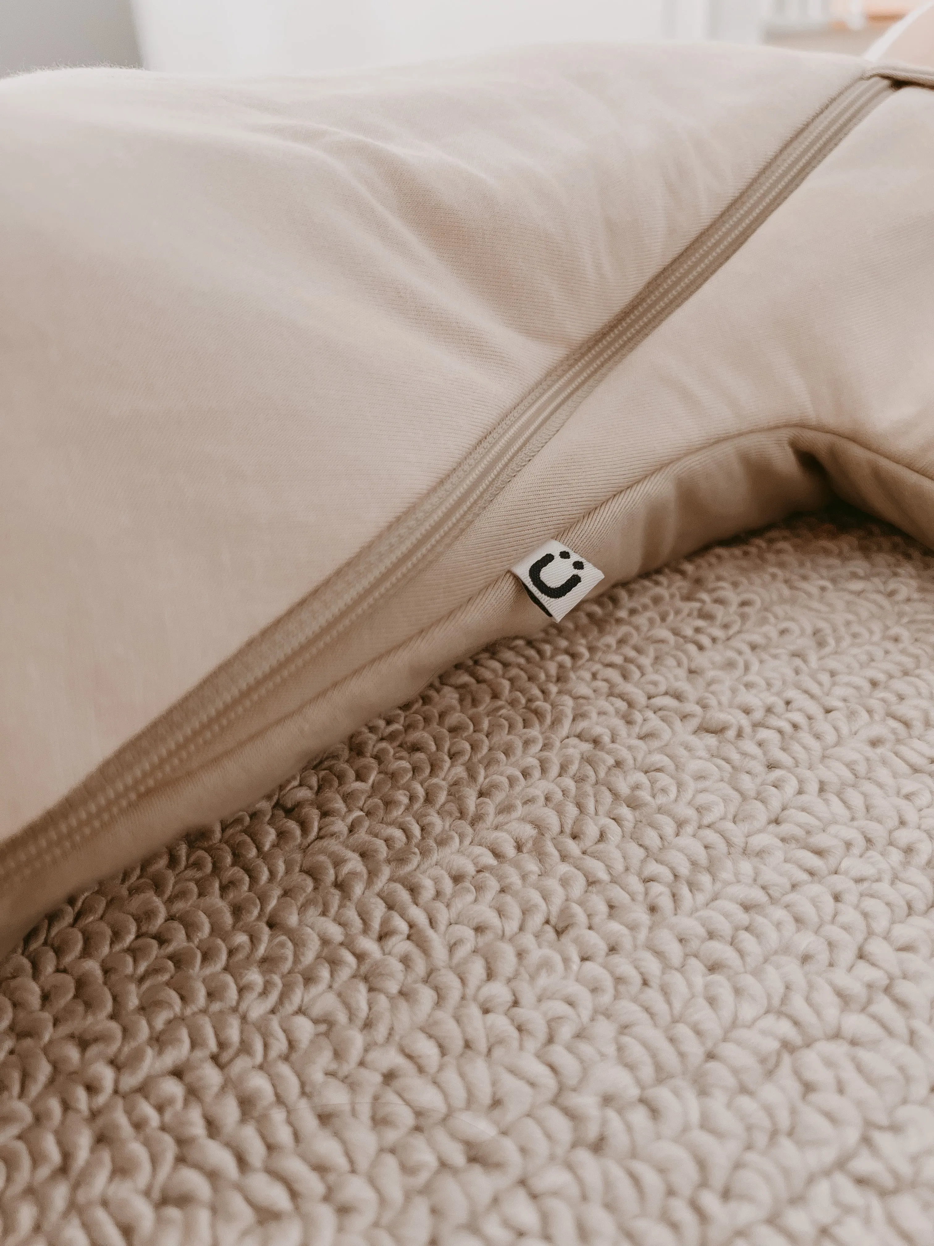 günamüna Transitional Swaddle Sack Duvet Bamboo Blush 2.6 TOG (Min. of 2, multiples of 2)
