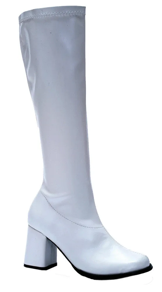 Go Go Boot White Size 10  Costume Accessories