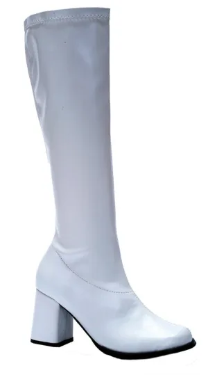 Go Go Boot White Size 10  Costume Accessories