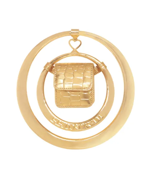 Gold double spidey bag