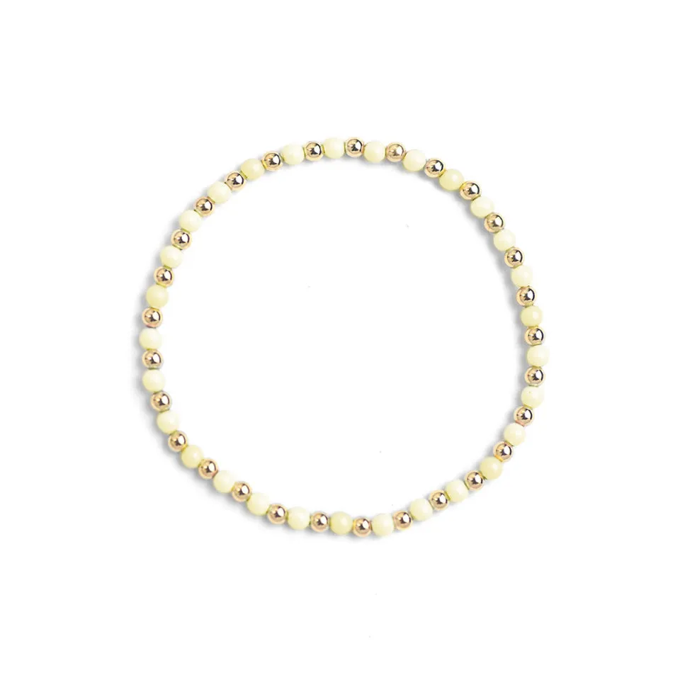 Golden Pastel Yellow Bracelet