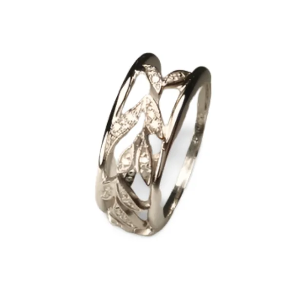 Gorgeous 18K White Gold Hidalgo Interchangeable Floral Jacket Diamond Band Ring