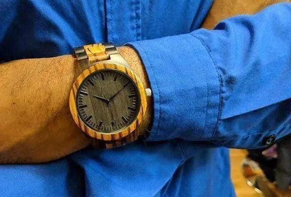 Groomsmen Set Of 10 Wooden Watches - Grandiose