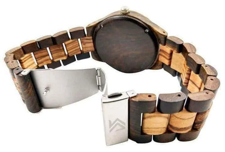 Groomsmen Set Of 10 Wooden Watches - Grandiose