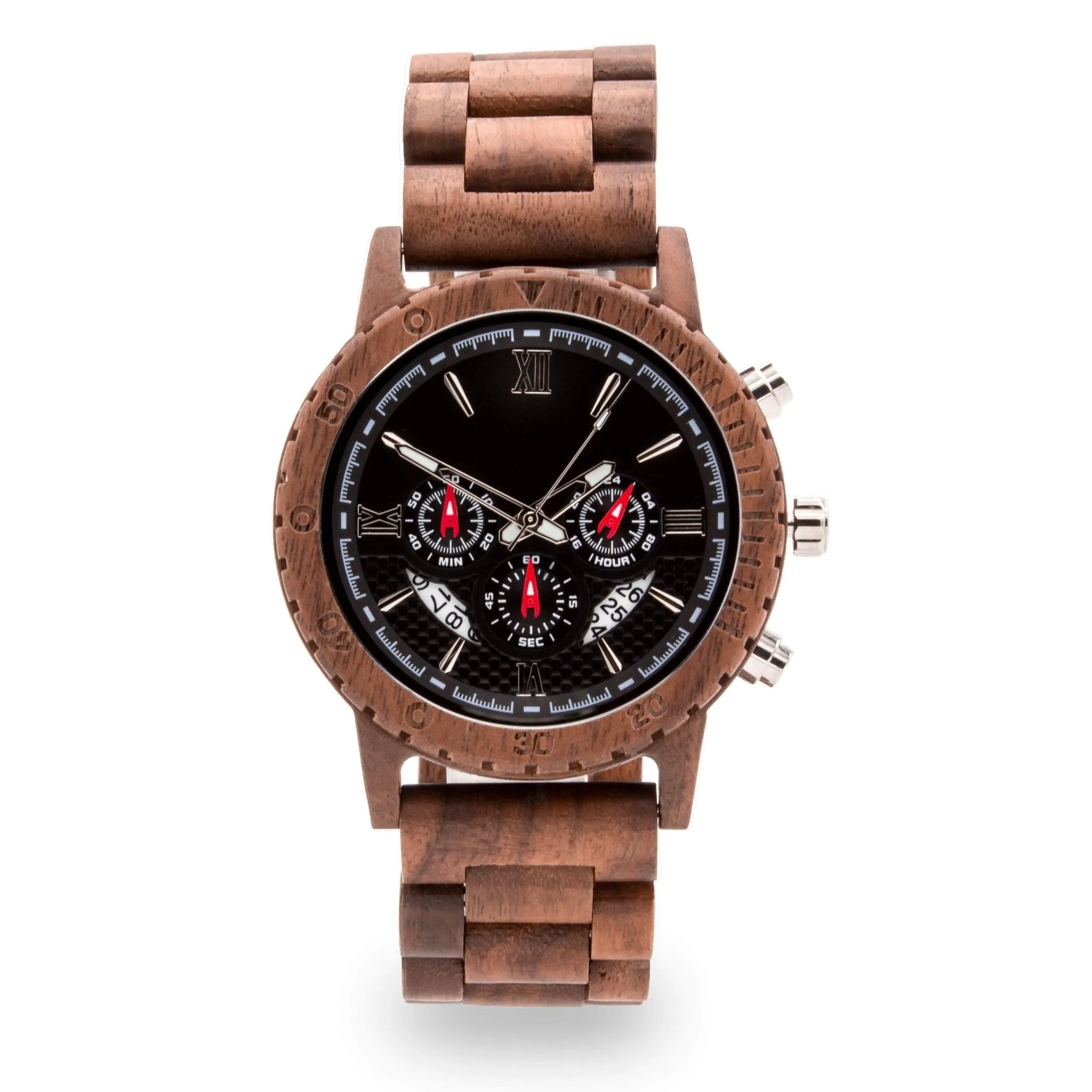 Groomsmen Set Of 6 Wooden Watch Walnut | Dulce