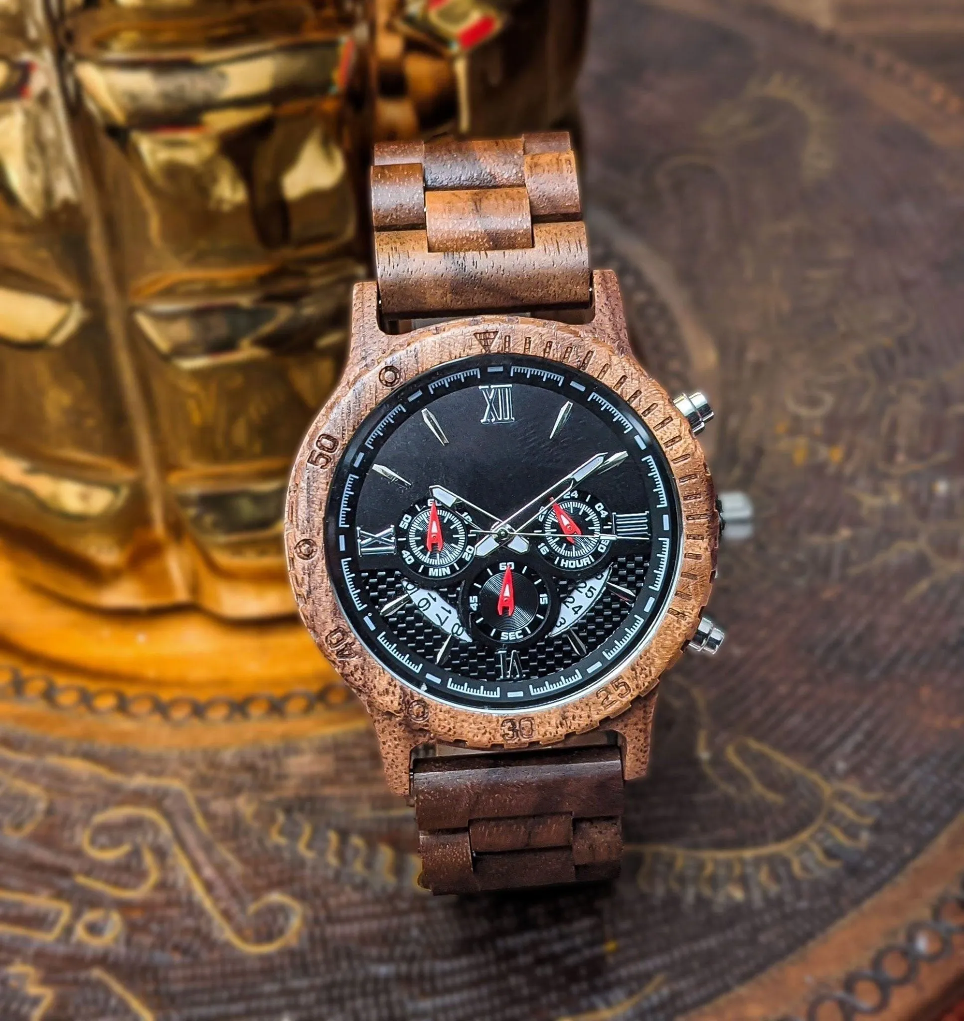 Groomsmen Set Of 8 Wooden Watch Walnut | Dulce
