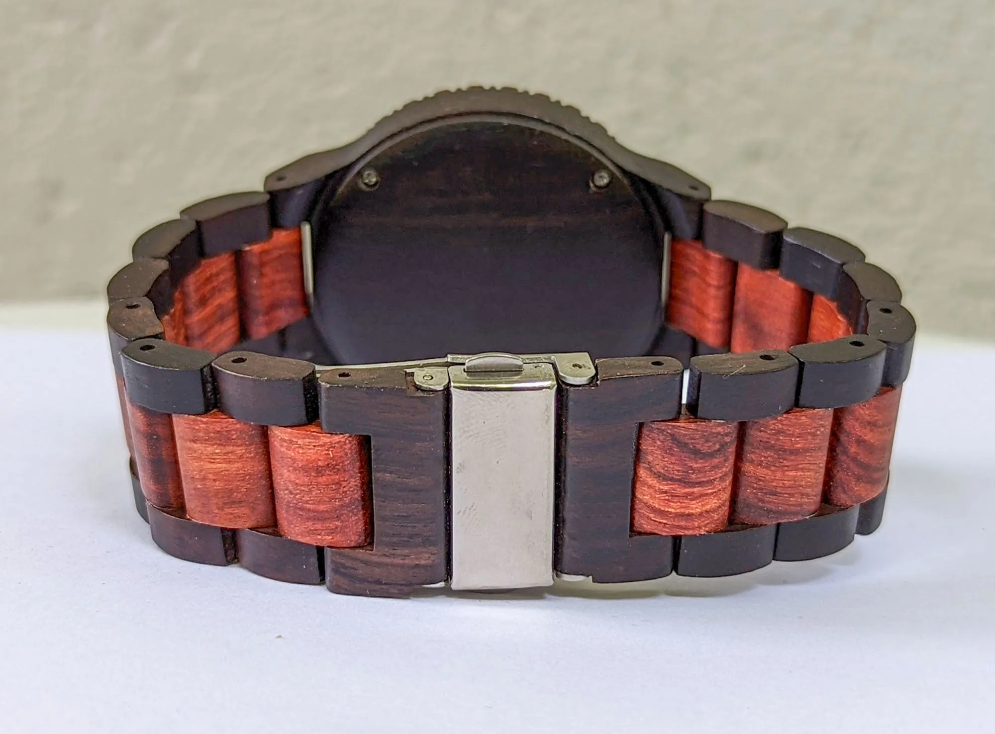 Groomsmen Set of 9 Wooden Watch Red | Justo
