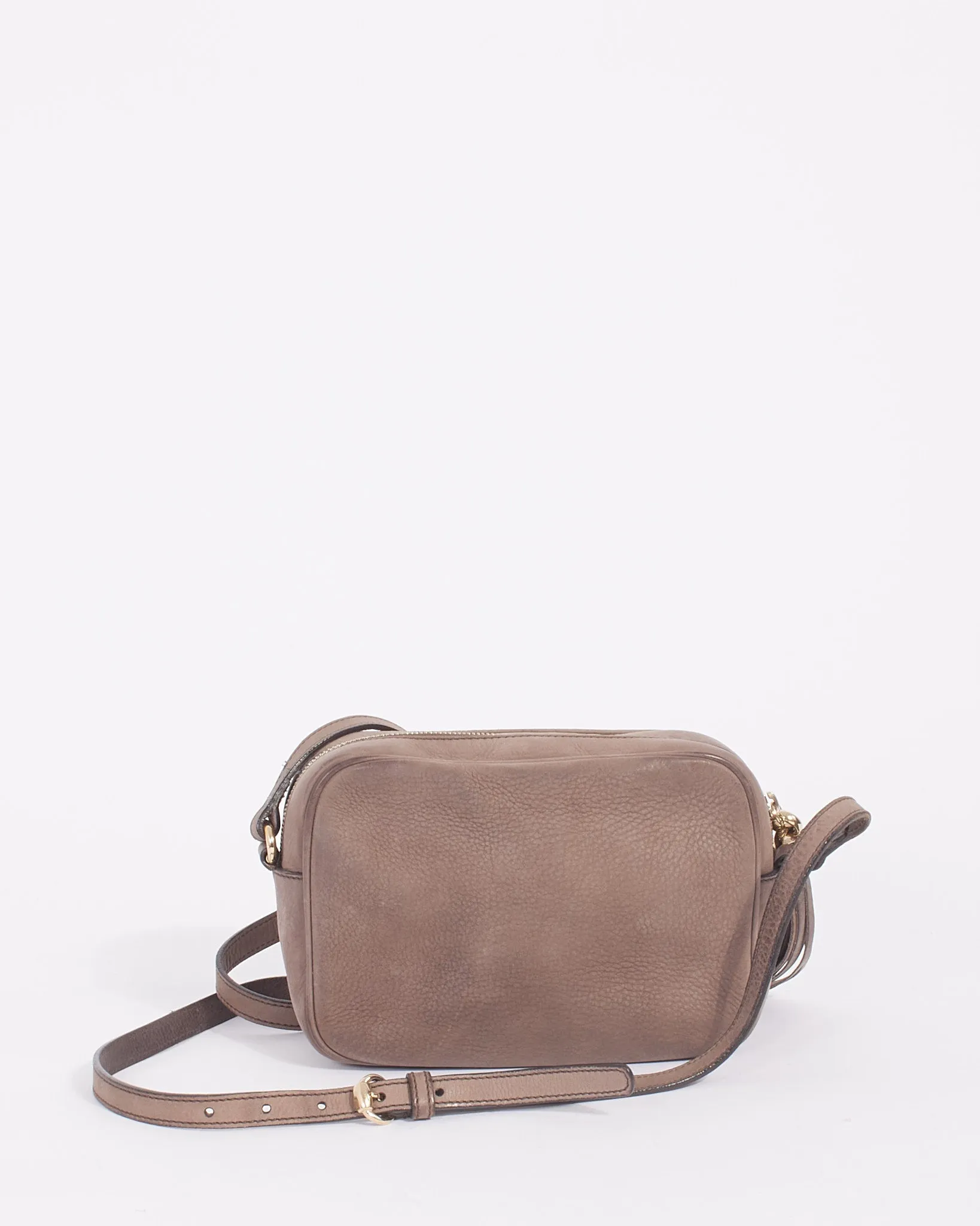 Gucci Beige Suede Leather Soho Disco Bag
