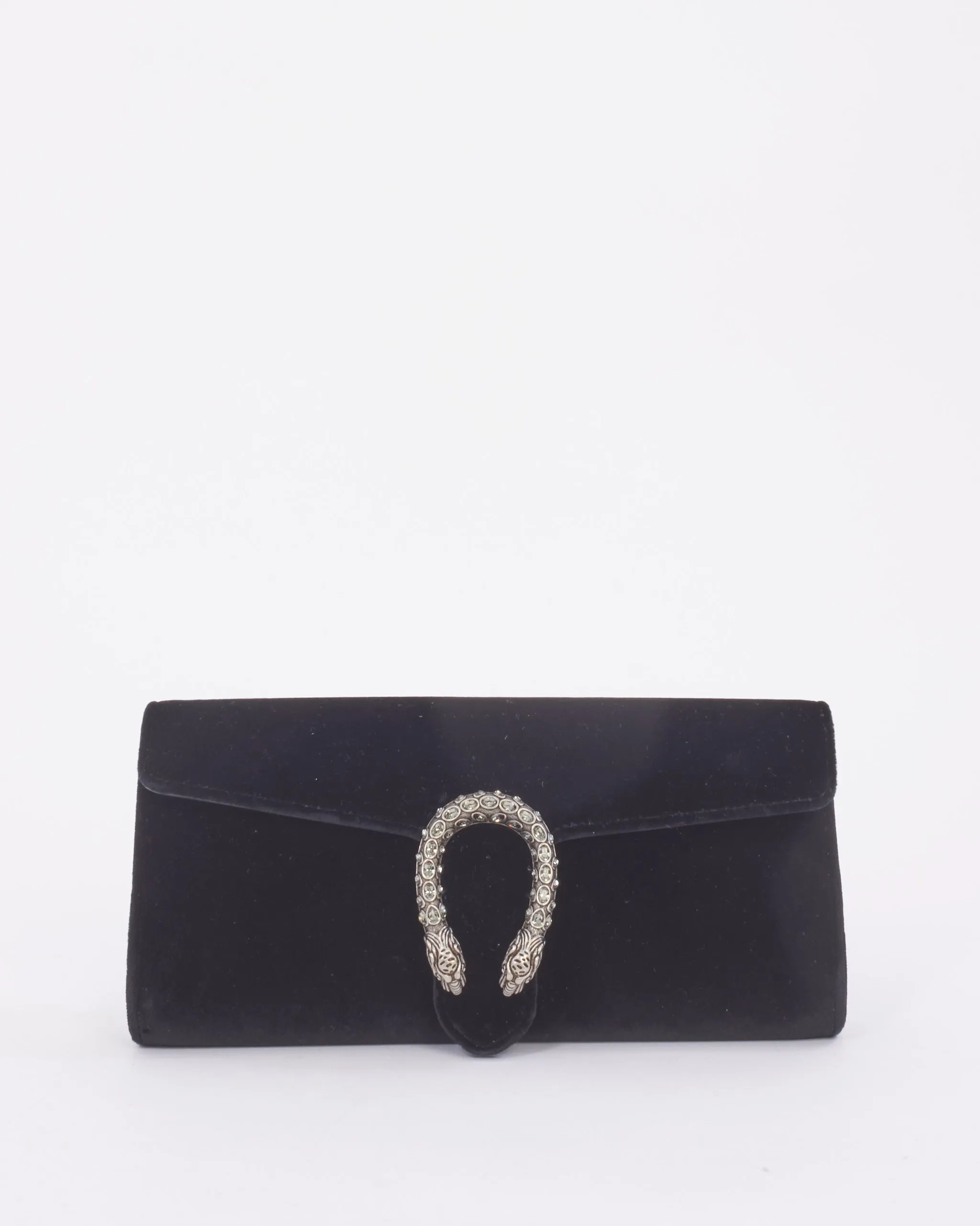 Gucci Black Velvet Dionysus Evening Cutch