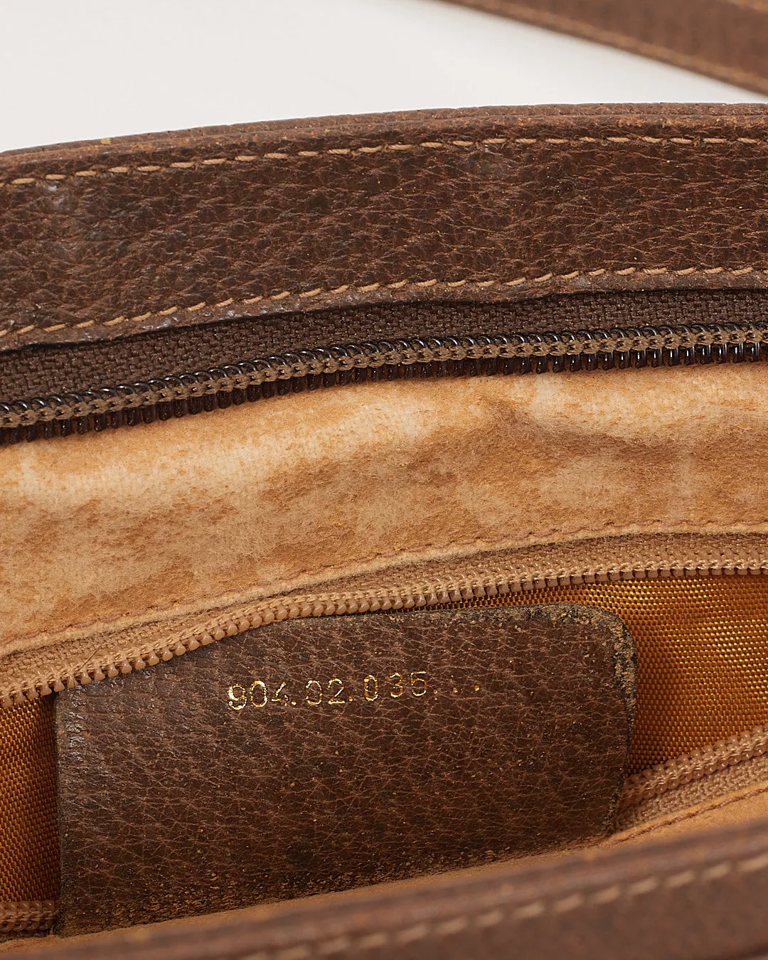 Gucci GG Beige Vintage Coated Canvas Crossbody Bag