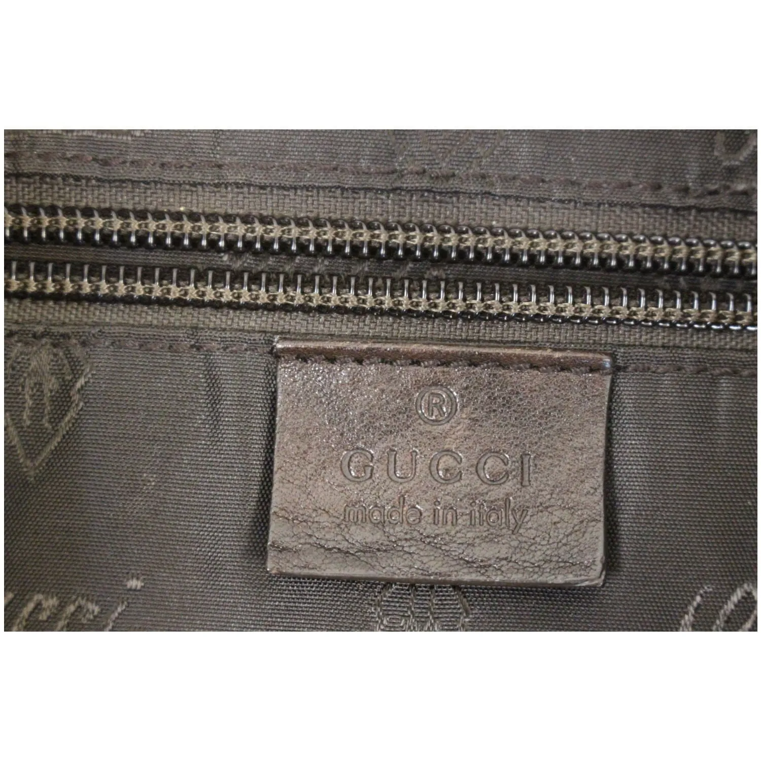 GUCCI GG Canvas Dark Brown Messenger Crossbody Bag