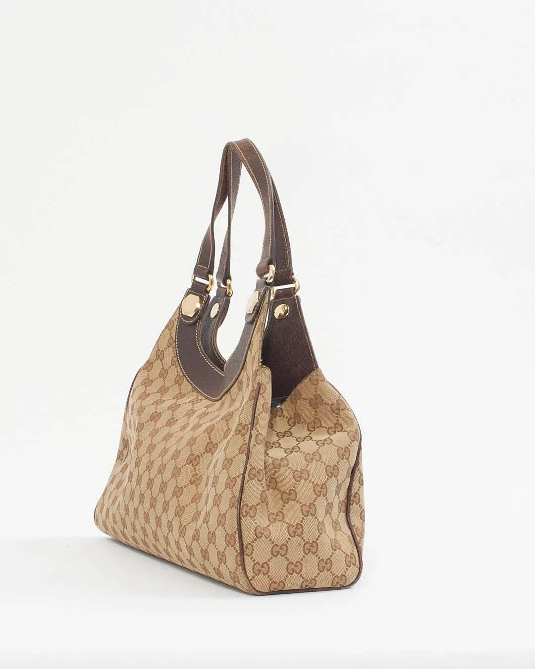 Gucci GG Canvas Print Medium Charmy Shoulder Bag