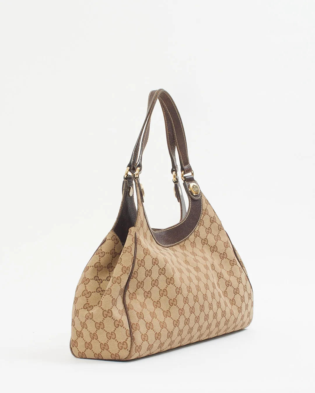 Gucci GG Canvas Print Medium Charmy Shoulder Bag