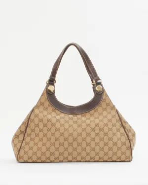 Gucci GG Canvas Print Medium Charmy Shoulder Bag