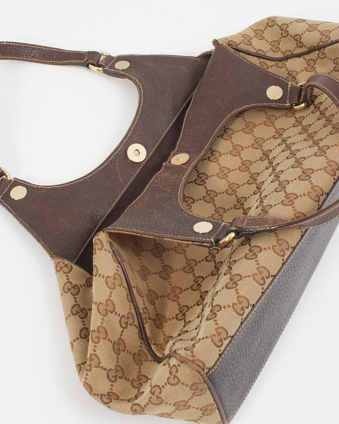 Gucci GG Canvas Print Medium Charmy Shoulder Bag