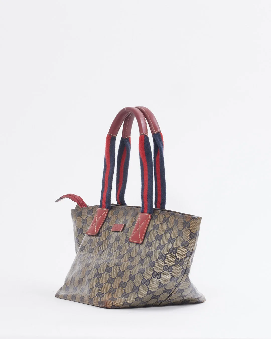 Gucci GG Coated Canvas Crystal Shelly Tote Bag