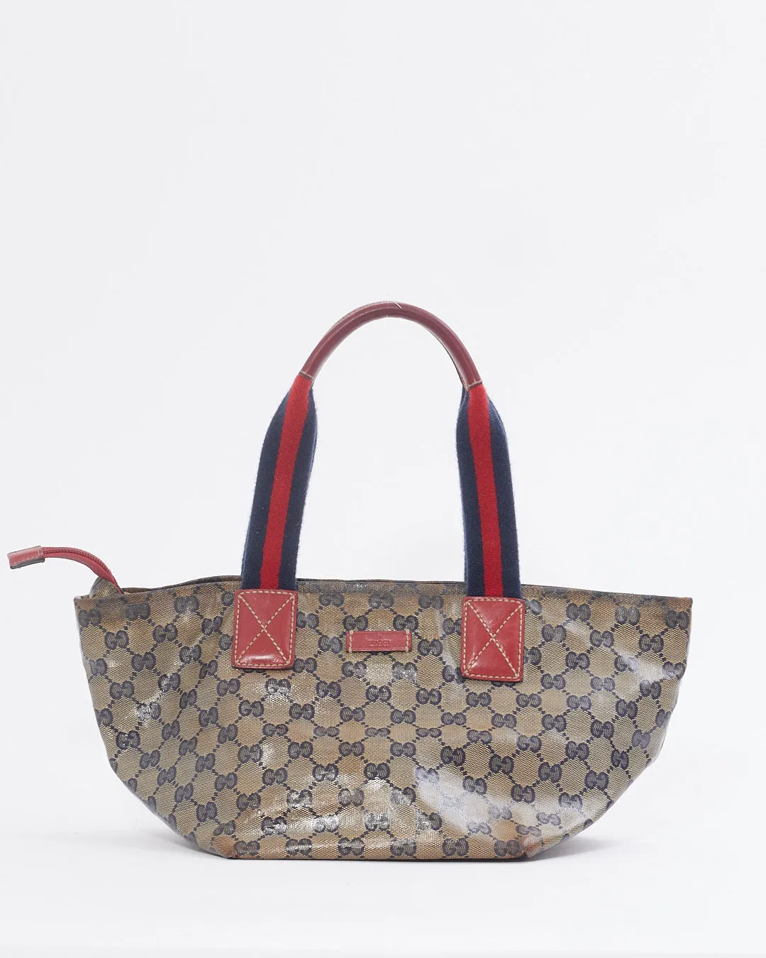Gucci GG Coated Canvas Crystal Shelly Tote Bag