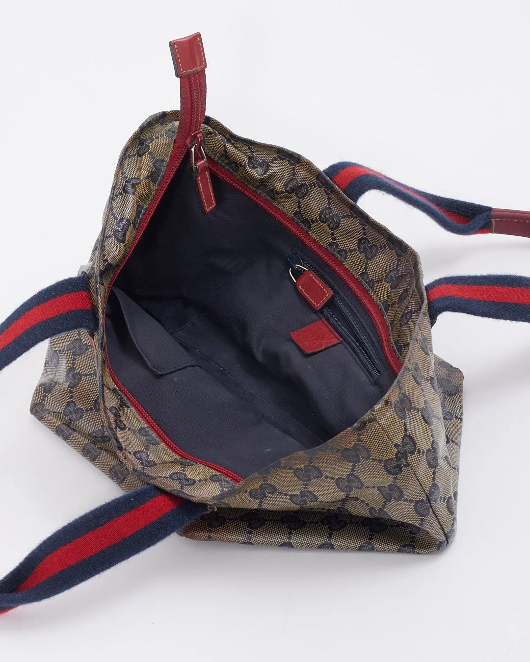 Gucci GG Coated Canvas Crystal Shelly Tote Bag