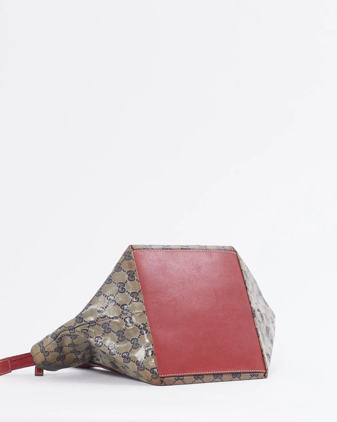 Gucci GG Coated Canvas Crystal Shelly Tote Bag