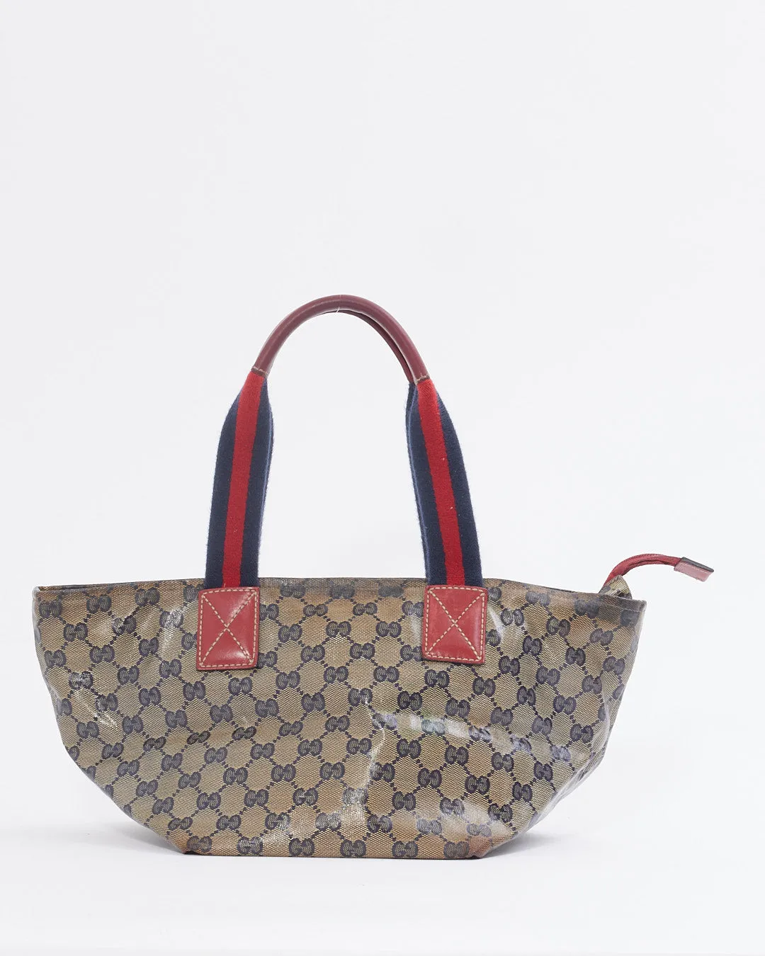 Gucci GG Coated Canvas Crystal Shelly Tote Bag