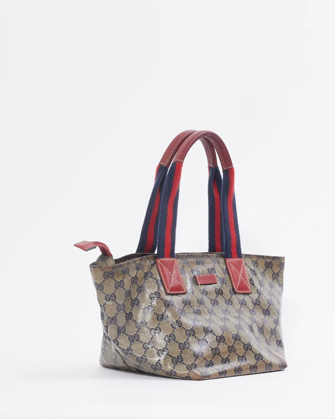 Gucci GG Coated Canvas Crystal Shelly Tote Bag