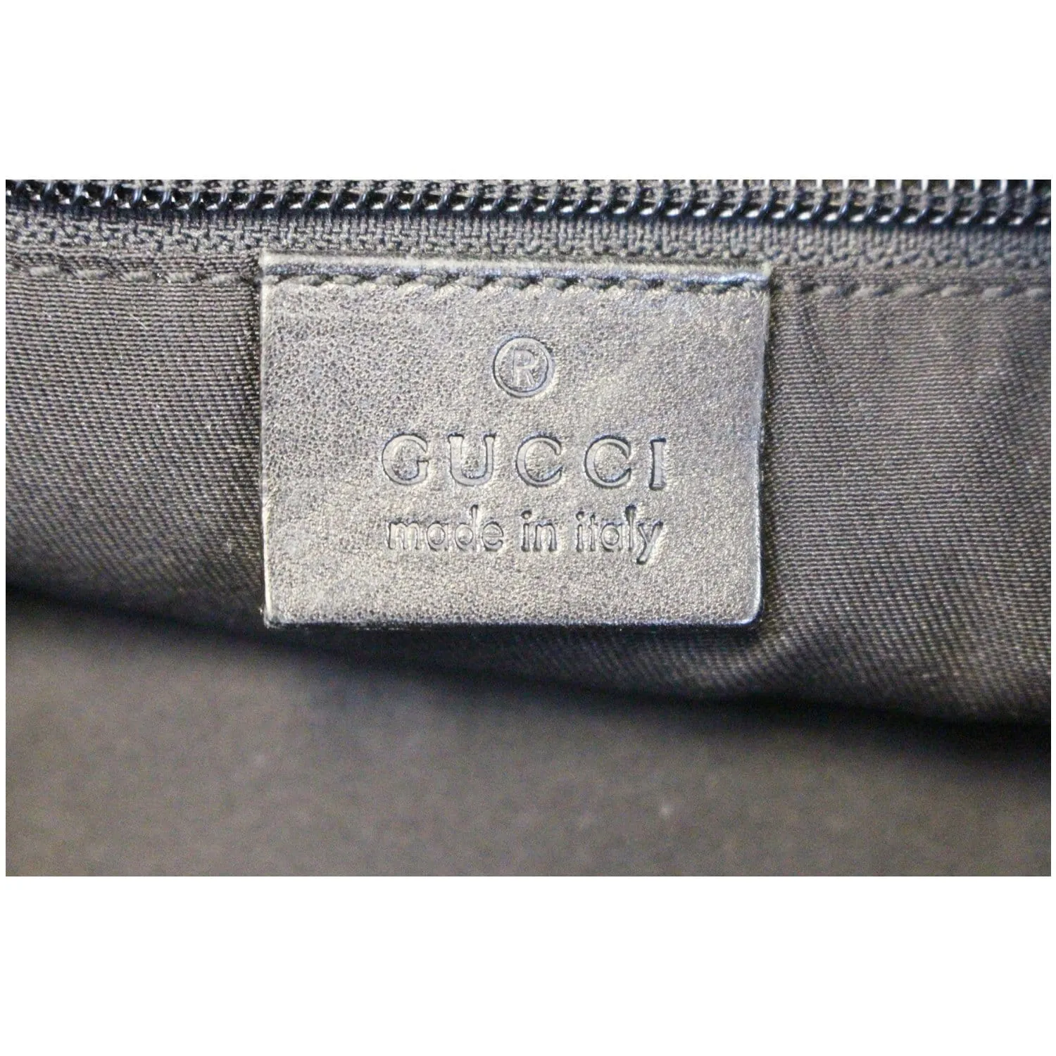 GUCCI Monogram Medium Perforated Messenger Crossbody Bag Black