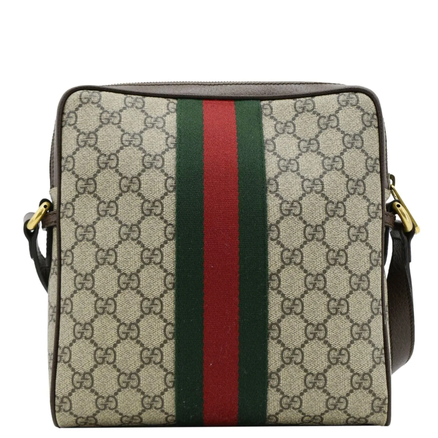 GUCCI Ophidia Small GG Canvas Messenger Bag Beige 547926