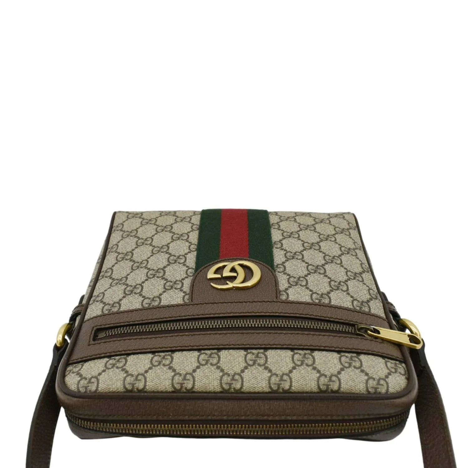 GUCCI Ophidia Small GG Canvas Messenger Bag Beige 547926