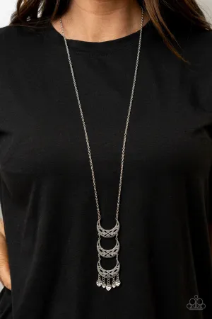 Half-Moon Child - Silver - Paparazzi Accessories