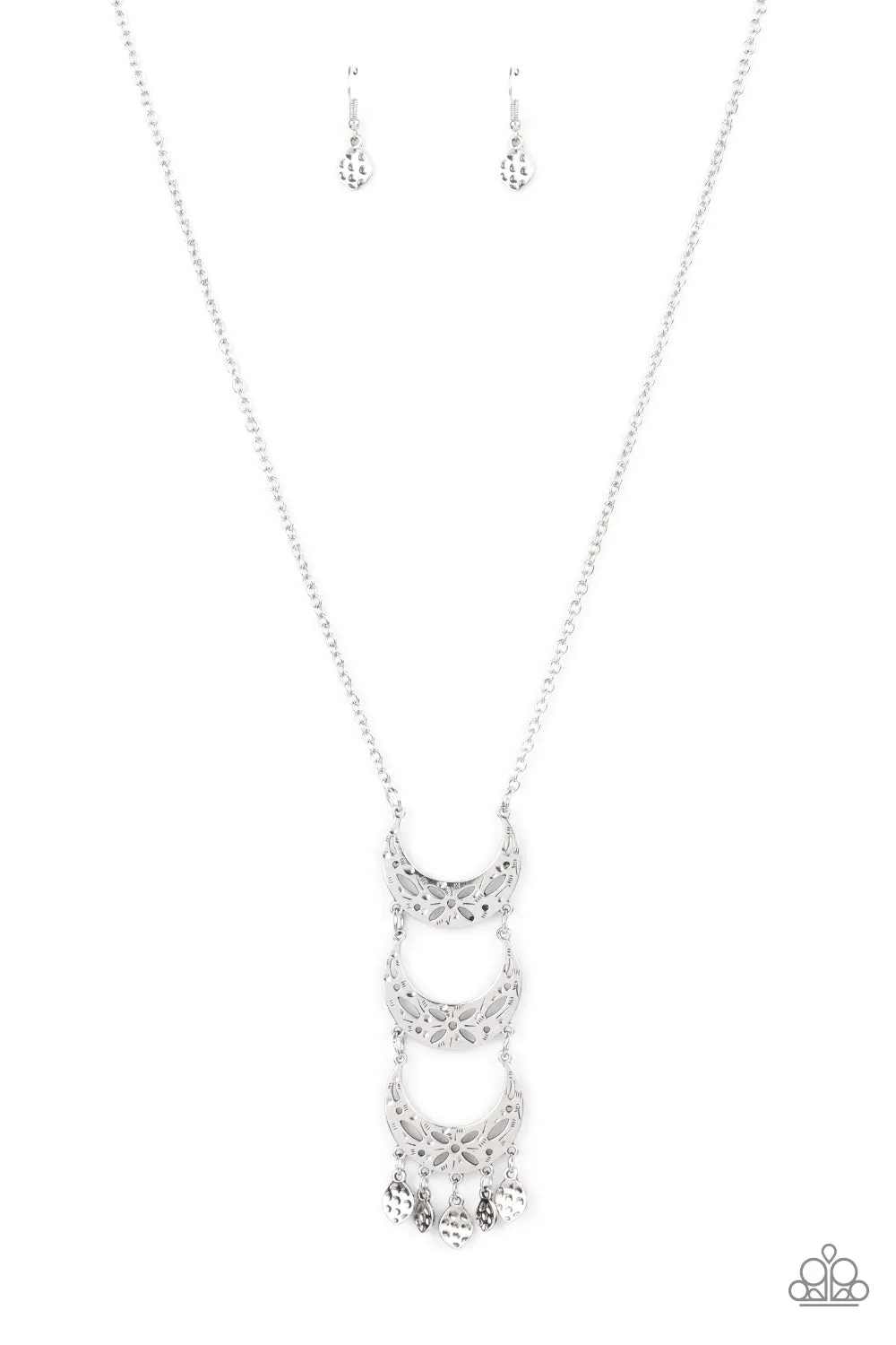 Half-Moon Child - Silver - Paparazzi Accessories