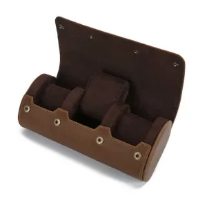 Handmade Vintage Leather Watch Case for Jewelry Storage