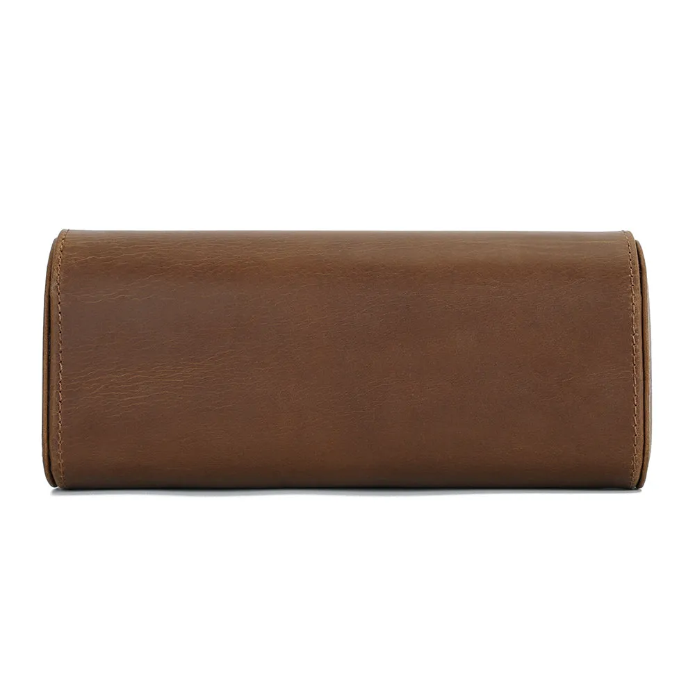 Handmade Vintage Leather Watch Case for Jewelry Storage