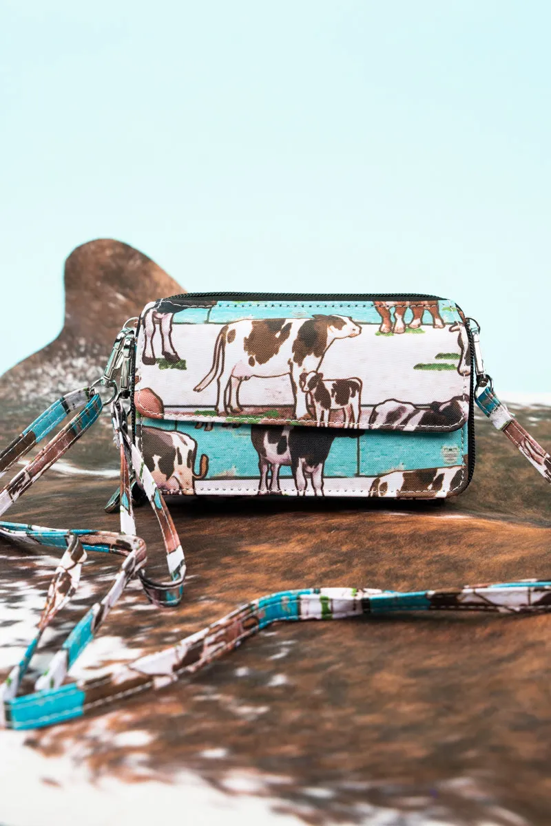 Have You Herd Crossbody Organizer Clutch