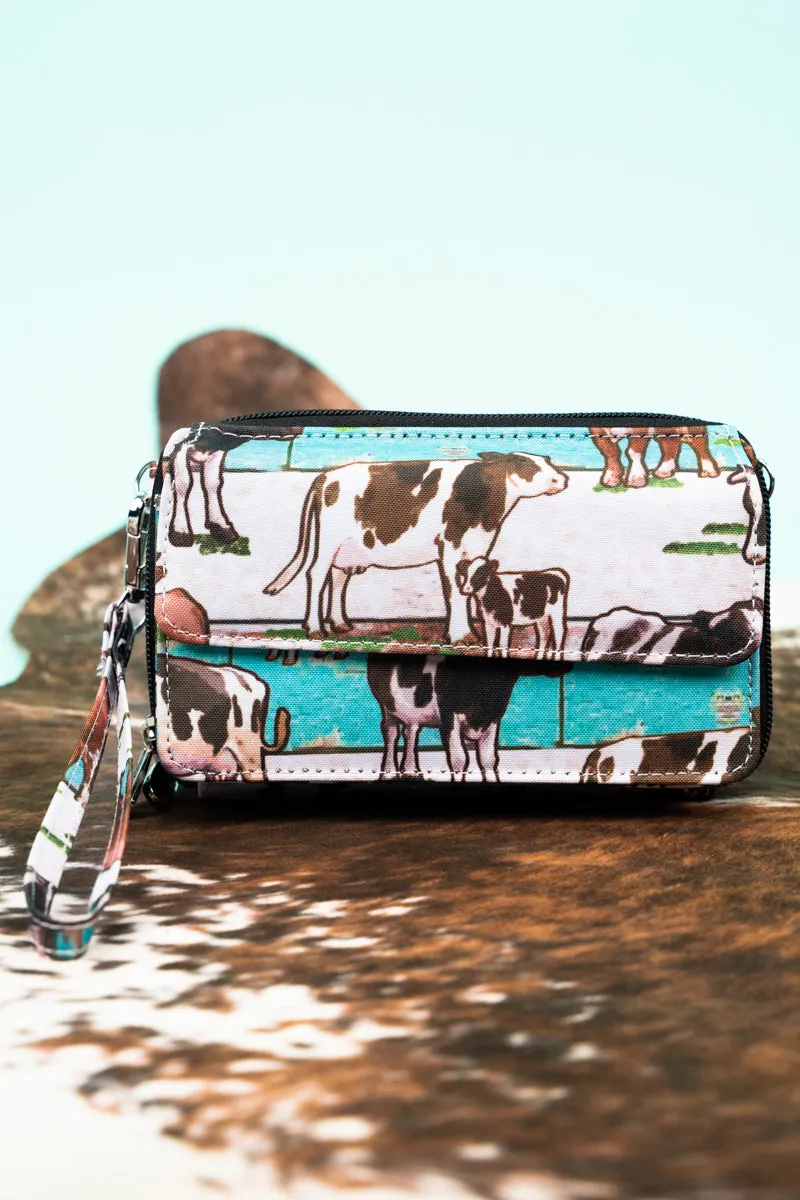 Have You Herd Crossbody Organizer Clutch