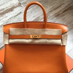Hermès Birkin 25 Abricot Swift Gold Hardware GHW
