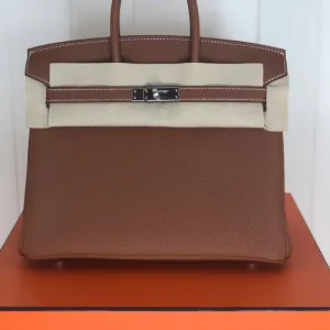 Hermès Birkin 25 Gold Togo Palladium Hardware PHW