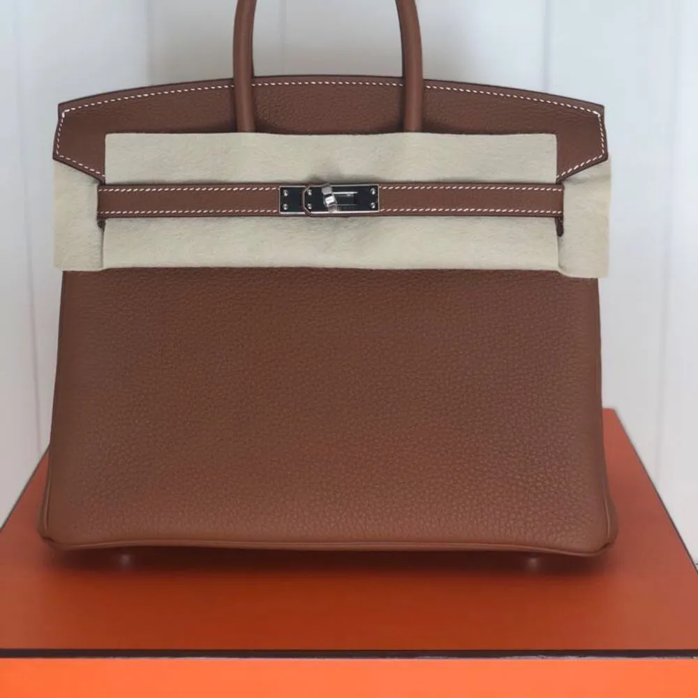Hermès Birkin 25 Gold Togo Palladium Hardware PHW