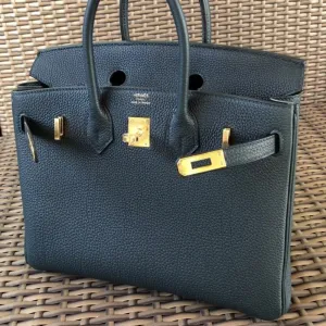 Hermès Birkin 25 Vert Cyprès Togo Gold Hardware GHW