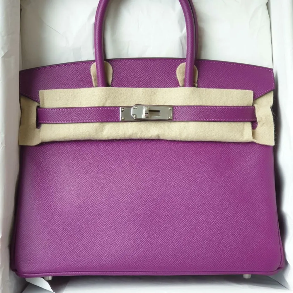 Hermès Birkin 30 Anemone Epsom Palladium Hardware PHW