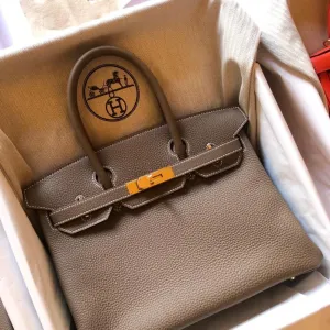 Hermès Birkin 30 Etoupe Togo Gold Hardware GHW